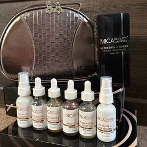 9 Piece Mica Beauty Cosmetics Skincare Set